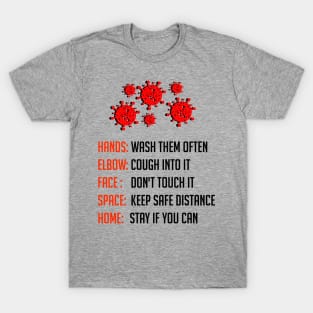 Virus Survival Tips T-Shirt